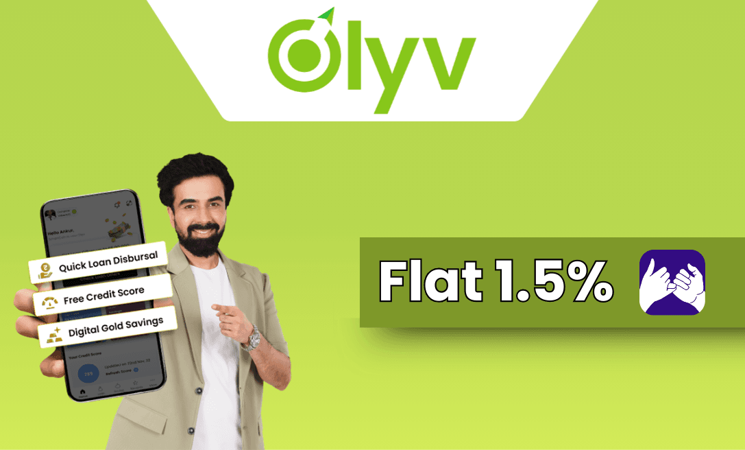 Flat 1.5% Back on Olyv Loan